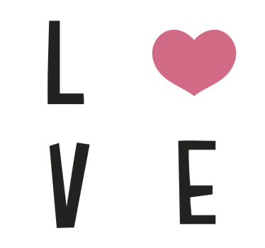 Untersetzer Spruch Liebe - TenStickers