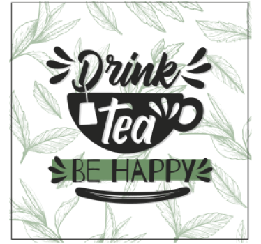Bierdeckel sprüche mit motivierenden teetassen-zitaten - TenStickers