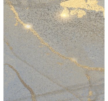 Untersetzer mit elegantem goldfolienfinish - TenStickers