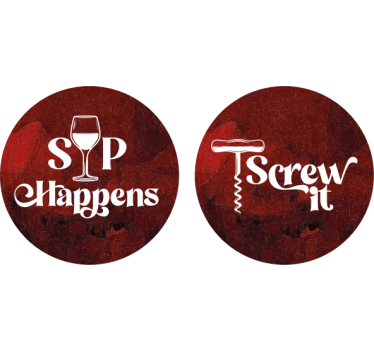Bierdeckel sprüche und wein humor zitate - TenStickers