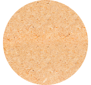 Untersetzer aus rundem naturmaterial - TenStickers