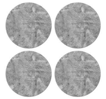 Untersetzer Muster Marmorgrauer stil - TenStickers