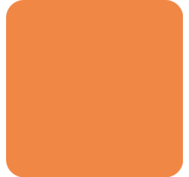 Untersetzer einfache orange oberfläche - TenStickers