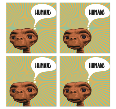 Untersetzer Freak Und an den menschen denken - TenStickers