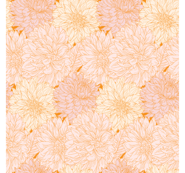 Untersetzer mit floralem motiv arrangement - TenStickers