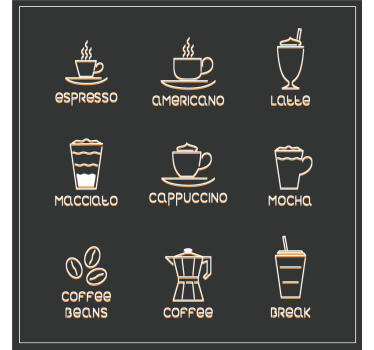 Bierdeckel sprüche für kaffee und getränke - TenStickers