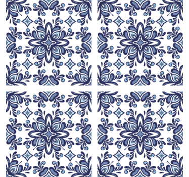 Fliesen Untersetzer Blauer marokkanischer stil - TenStickers