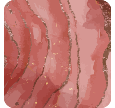 Untersetzer mit abstrakten rosa marmorwirbeln - TenStickers