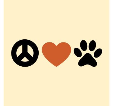 Bierdeckel sprüche frieden liebe tiere - TenStickers