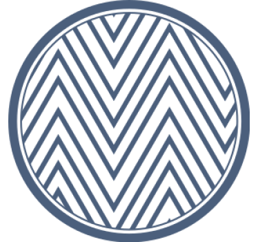 Untersetzer mit chevron-muster oberfläche - TenStickers