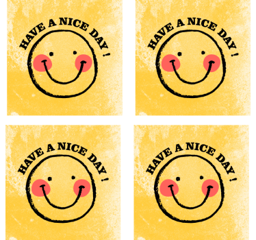 Bierdeckel sprüche mit fröhlichem smiley gruß - TenStickers