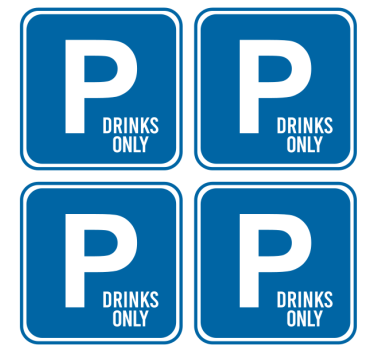 Bierdeckel sprüche reservierte getränke hinweis - TenStickers