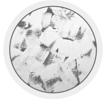 Untersetzer mit abstrakten monochromen pinselstrichen - TenStickers
