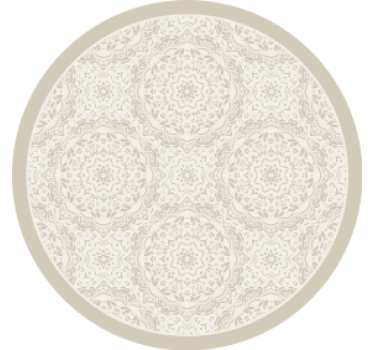 Untersetzer mit filigranem rundmuster - TenStickers