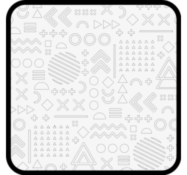 Untersetzer mit abstrakten geometrischen mustern - TenStickers
