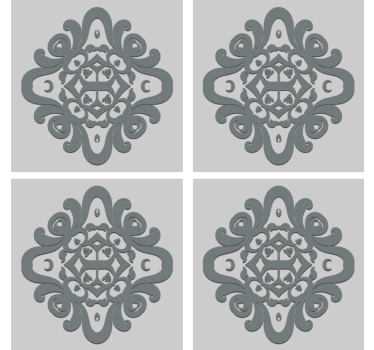 Untersetzer mit filigranem musterdesign - TenStickers