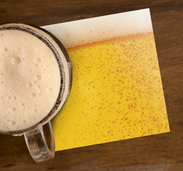 Bier Textur Untersetzer - TenStickers