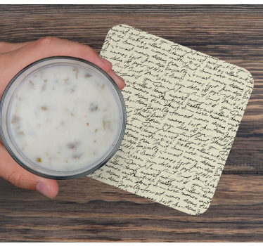Bierdeckel sprüche in elegantem schriftmuster - TenStickers