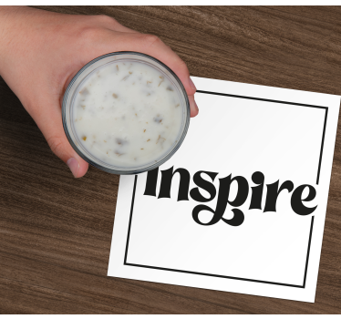 Bierdeckel sprüche mit inspirierender typografie - TenStickers