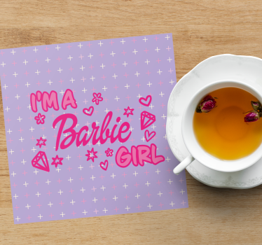 Bierdeckel sprüche verspielt in pink - TenStickers