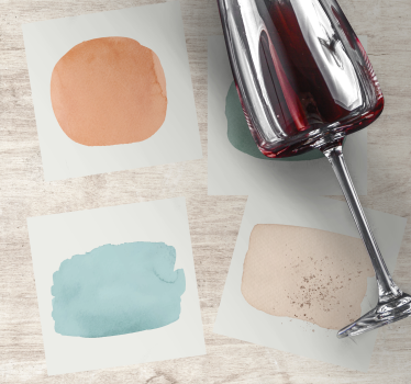 Untersetzer aquarell farbproben - TenStickers