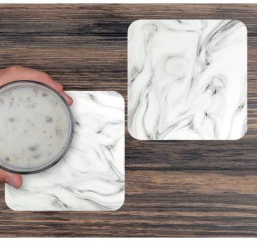 Untersetzer mit marmorwirbel-muster - TenStickers