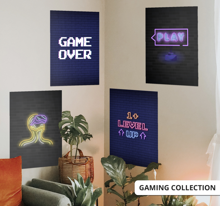 Poster Gaming- Game Over ! - TenStickers