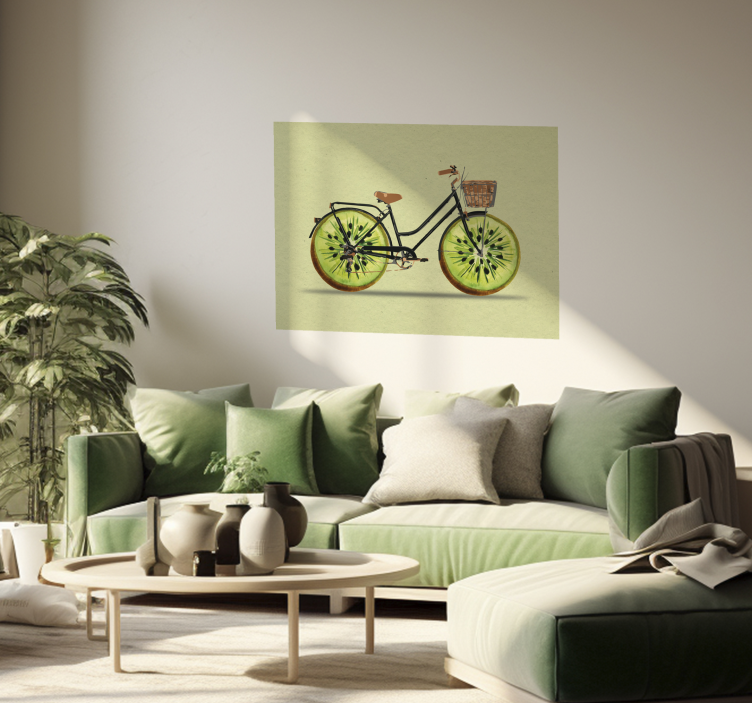 Poster kiwi Fahrrad Design - TenStickers