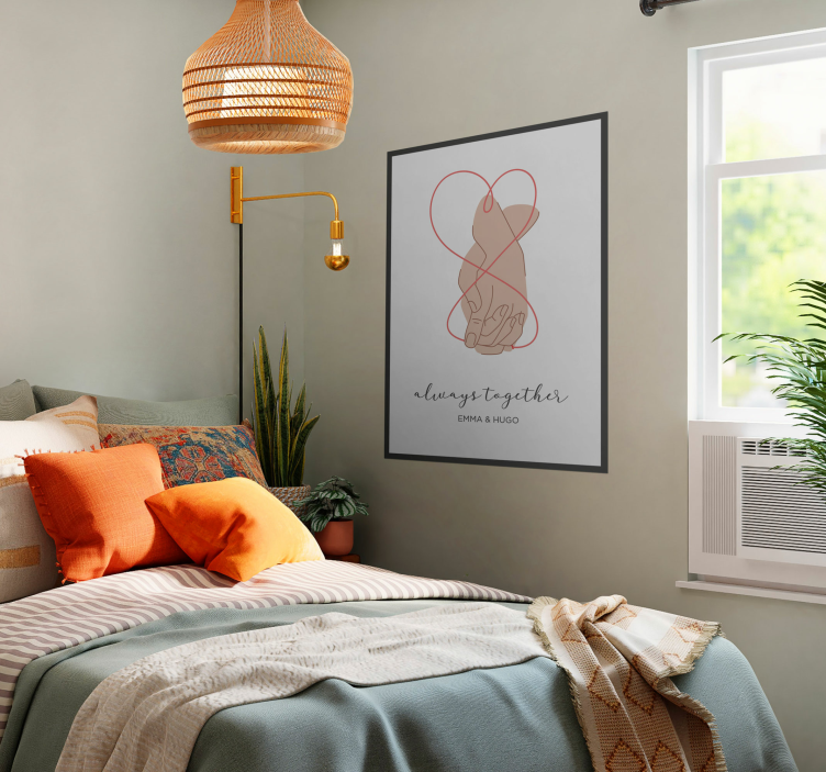 Poster Hauptschlafzimmer always together - TenStickers