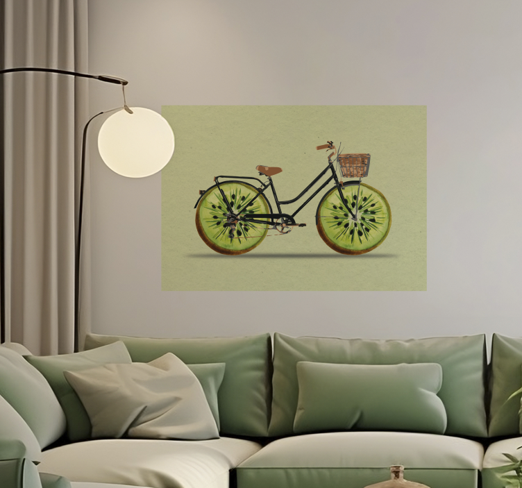Poster kiwi Fahrrad Design - TenStickers