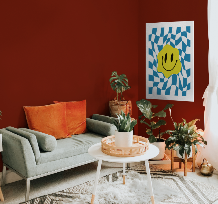 Cooles Poster Smiley Groovy - TenStickers