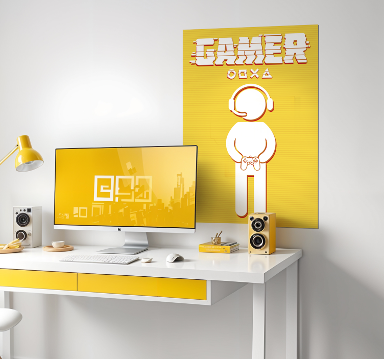 Gaming Poster spielersymbol - TenStickers