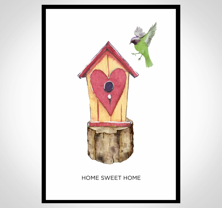 Poster dekorativ Home Sweet Home - TenStickers