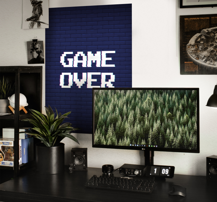 Poster Gaming- Game Over ! - TenStickers