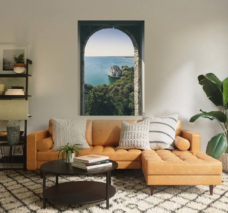 Poster Landschaft Meeresausblick - TenStickers