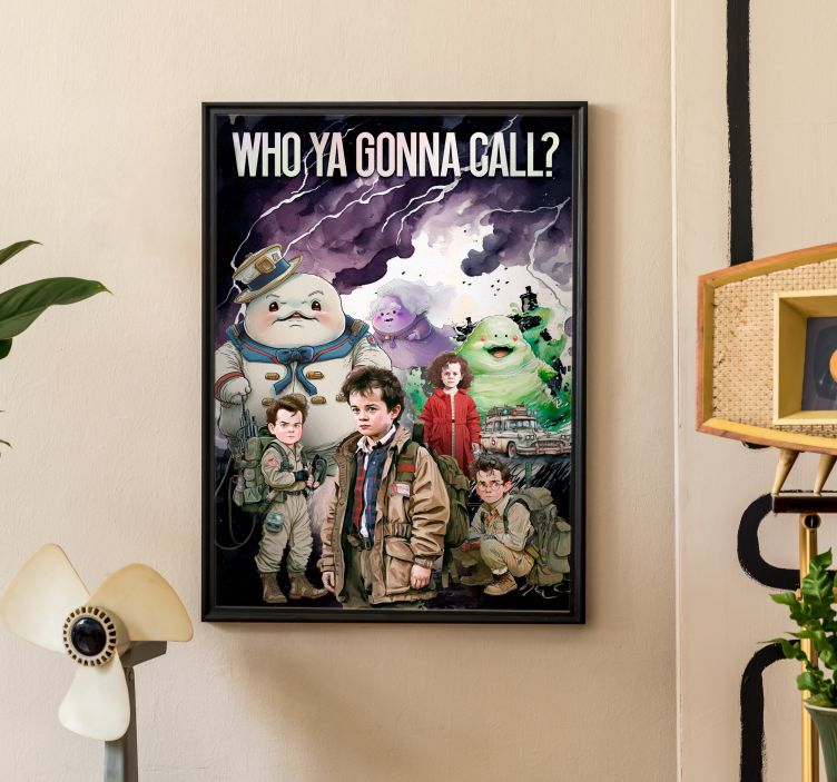 Poster mit Text Who Are You Calling - TenStickers