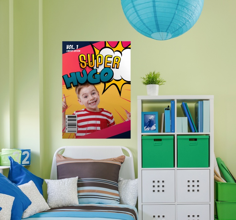 Poster Personalisiertes Comic mit Namen - TenStickers