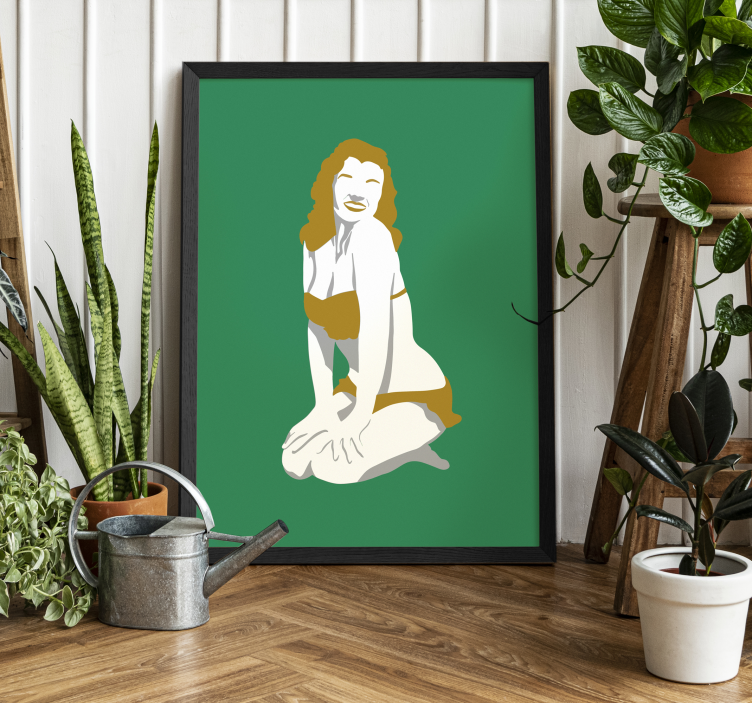 Poster Pin-Up-Filmstar der 50er Jahre - TenStickers