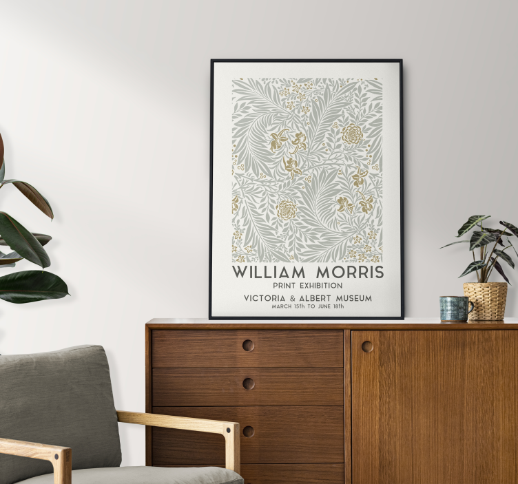 Poster Vintage Blumen- William Morris - TenStickers