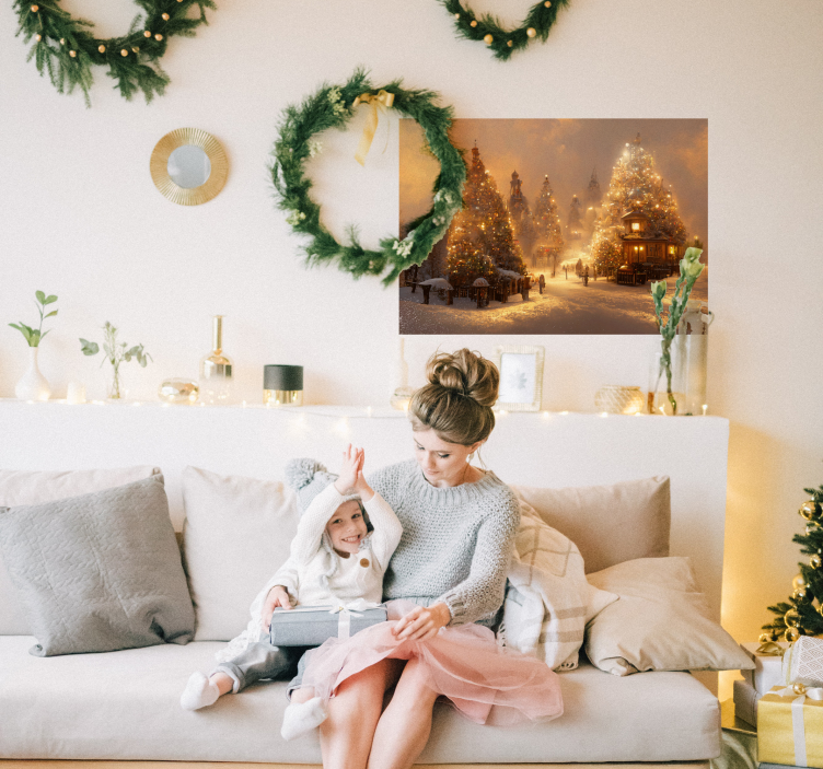 Wandposter Winter Wunderland - TenStickers