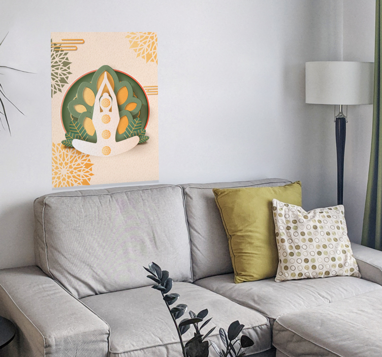 Zen Poster hallo Yoga Design - TenStickers