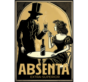 Küchenposter licor absenta - TenStickers