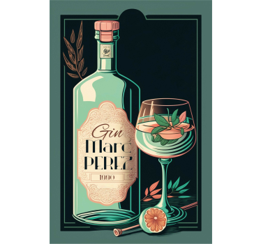 Küchenposter gintonic rezept und zubereitung - TenStickers