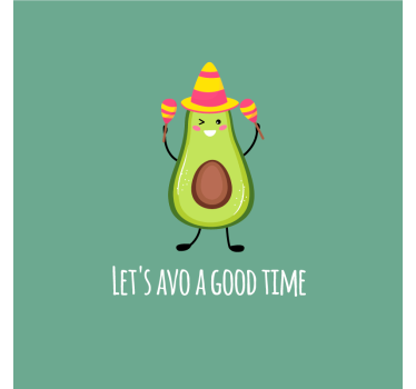 Küchenposter lustiger spruch mit avocados - TenStickers