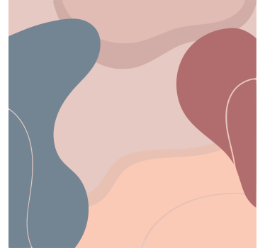 Poster wohnzimmer in sanften wandkunstfarben - TenStickers