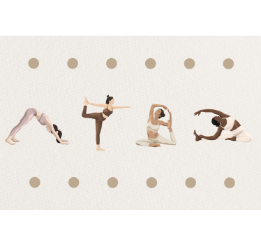Poster zitat yoga posen sequenz - TenStickers