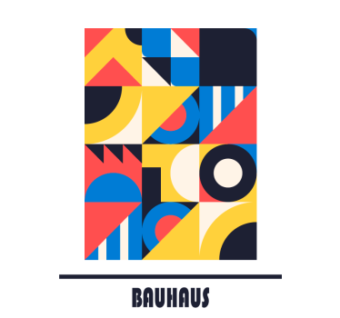 Poster im Bauhaus Stil - TenStickers