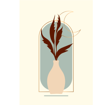 Kunstdrucke Boho Pflanze Poster - TenStickers