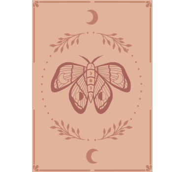 Poster Tiere Boho Schmetterling - TenStickers
