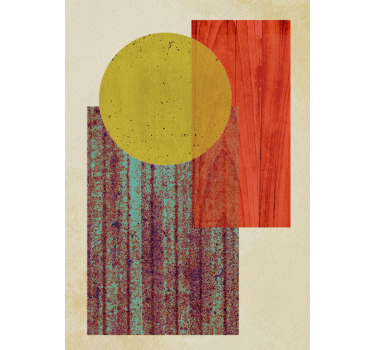 Bauhaus Geometrie Plakat - TenStickers
